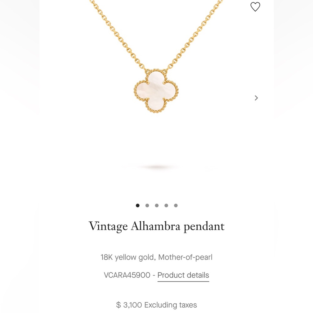 Van Cleef & Arpels Sweet Alhambra Pendant Necklace